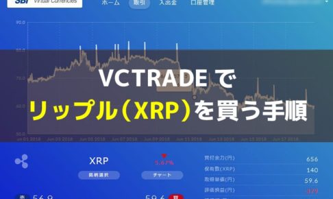 VCTRADEの取引画面