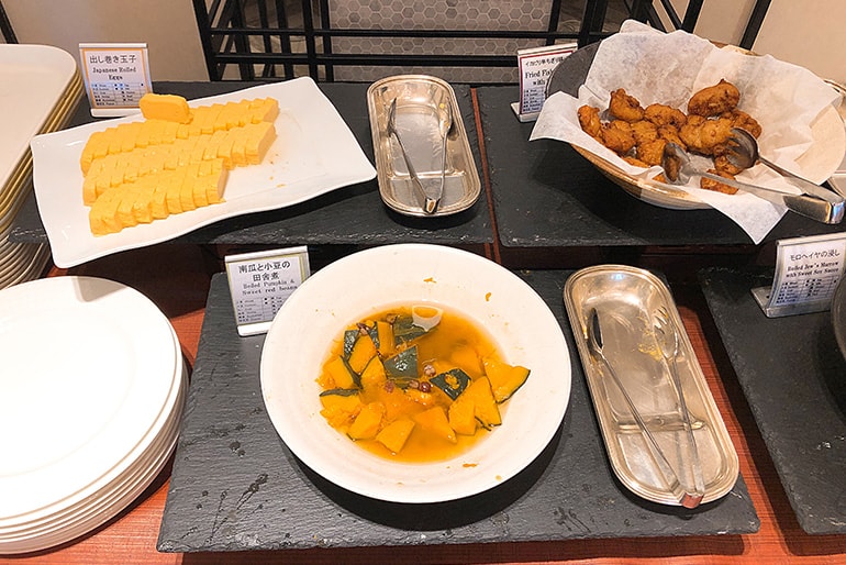 ホテルモントレラ・スール大阪の朝食（和食）