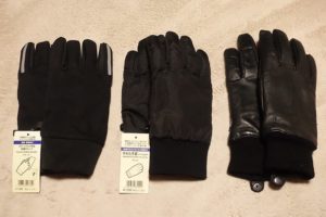 セブンイレブンの手袋とバイク用手袋